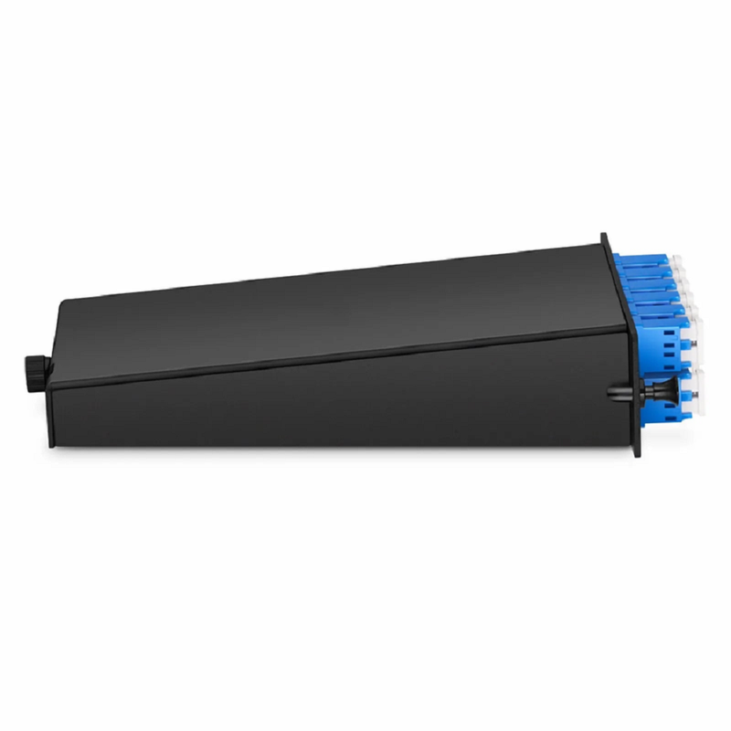 FHD™ LC Splice Cassette with Pigtails, 24 Fibers OS2 Single Mode,12 x LC UPC Duplex (Blue), 0.3dB Max.