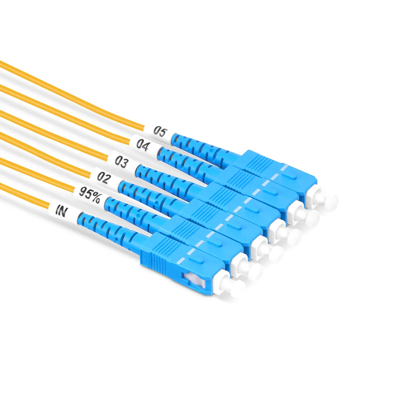 1 x 5 Asymmetrical PLC Fiber Splitter, ABS Module, 95/5, 2.0mm, SC/UPC, Singlemode