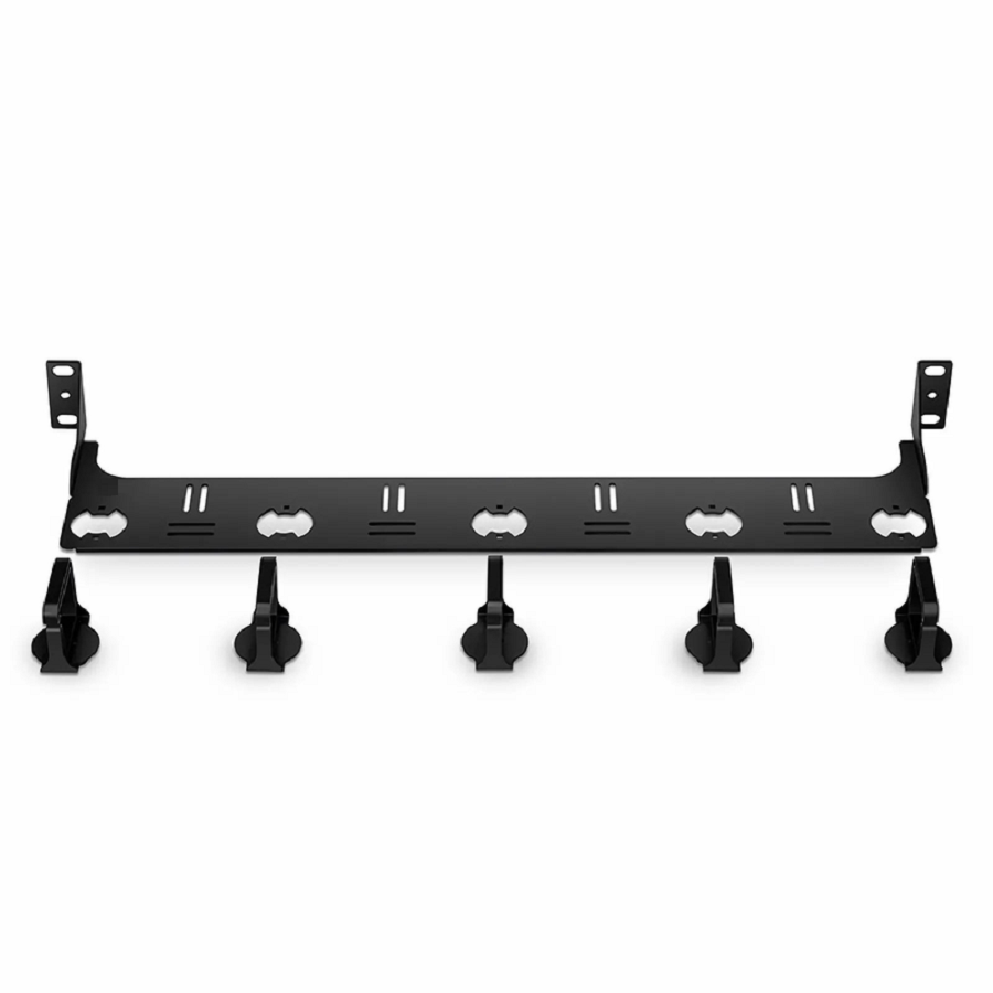 FHD™ High Density 1U Rack Mount Blank Enclosure Unloaded, Detachable Cable Management Lacer Panel and Bar, Holds up to 4 x FHD™ Panels, 144 Fibers (LC)