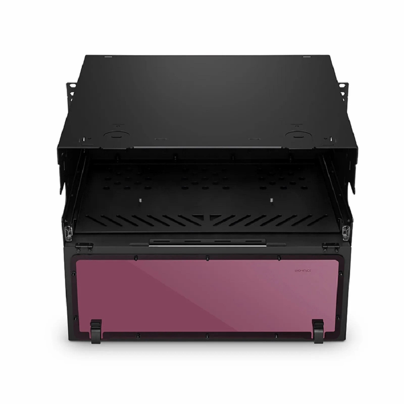 FHD™ High Density 4U Rack Mount Enclosure Unloaded, Sliding Drawer, Holds up to 12 x FHD™ Cassettes, Panels or Splice Trays, 432 Fibers (LC)