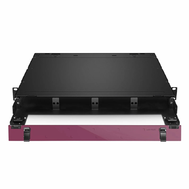 FHD™ High Density 1U Rack Mount Enclosure Unloaded, Sliding Drawer, Holds up to 4 x FHD™ Cassettes, Panels, or Splice Trays, 144 Fibers (LC)