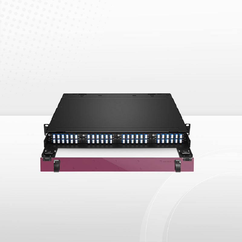 FHD™ High Density 2U Rack Mount Enclosure Unloaded, Sliding Drawer, Holds up to 8 x FHD™ Cassettes, Panels or Splice Trays, 288 Fibers (LC)