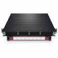 FHX™ Standard Density 1U Rack Mount Enclosure Unloaded, 2-layer Sliding Drawer, Holds up to 8 x FHX™ Base-12 Cassettes, 96 Fibers (LC)