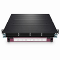 FHX™ Standard Density 1U Rack Mount Enclosure Unloaded, 2-layer Sliding Drawer, Holds up to 12 x FHX™ Base-8 Cassettes, 96 Fibers (LC)
