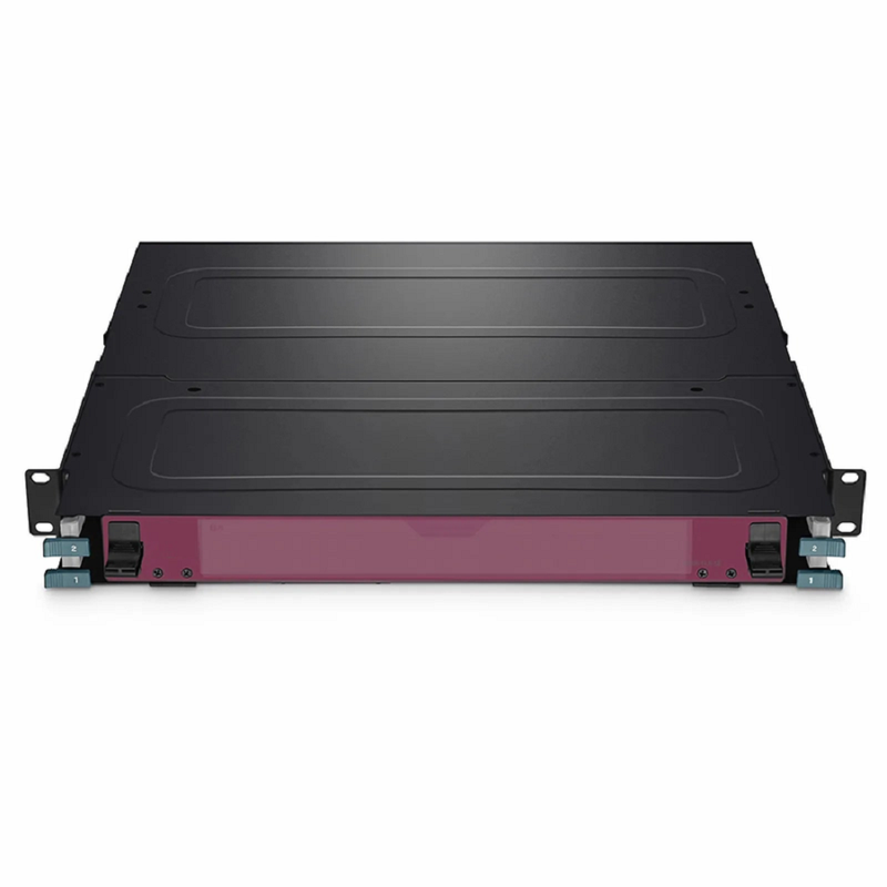 FHX™ Standard Density 1U Rack Mount Enclosure Unloaded, 2-layer Sliding Drawer, Holds up to 12 x FHX™ Base-8 Cassettes, 96 Fibers (LC)