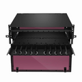 FHD™ High Density 4U Rack Mount Enclosure Unloaded, Sliding Drawer, Holds up to 12 x FHD™ Cassettes, Panels or Splice Trays, 432 Fibers (LC)