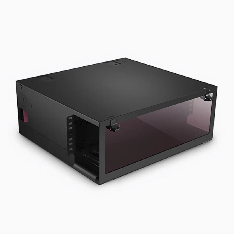 FHD™ High Density 4U Rack Mount Enclosure Unloaded, Sliding Drawer, Holds up to 12 x FHD™ Cassettes, Panels or Splice Trays, 432 Fibers (LC)