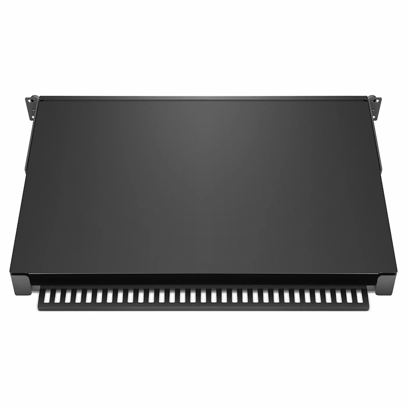 FHD™ High Density 1U Rack Mount Enclosure Unloaded, Sliding and Tilt-down Drawer, Holds up to 4 x FHD™ Cassettes, Panels, or Splice Trays, 144 Fibers (LC)