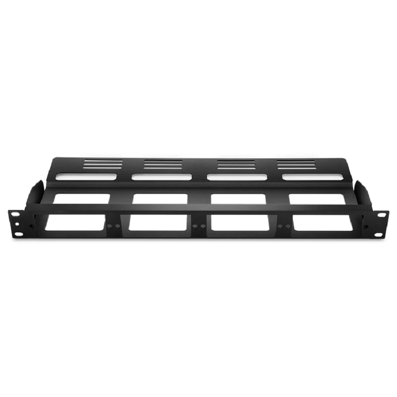 FHD™ High Density 1U Rack Mount Modular Enclosure Unloaded, Rear Cable Managers, Holds up to 4 x FHD™ Cassettes or Panels, 144 Fibers (LC)