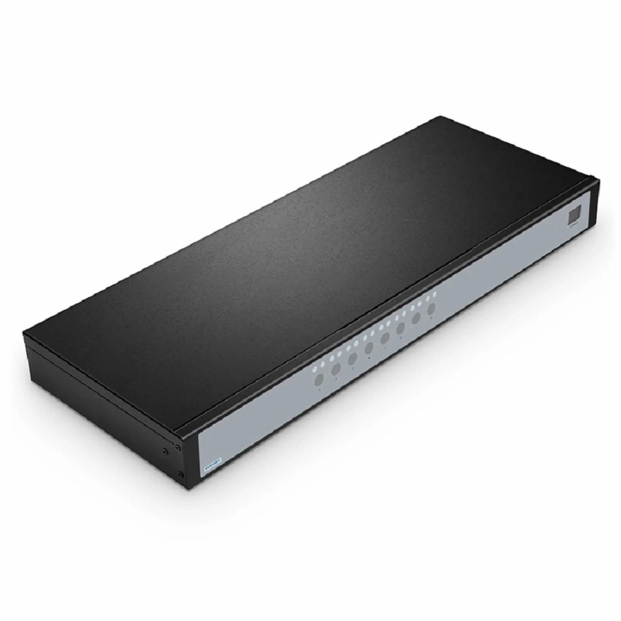8-Port VGA 1U Rack-Mount KVM Switch, 8 x VGA Cables Included