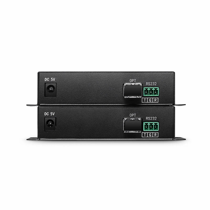 4K HDMI Extender Set with Audio, EDID and RS232 via Single LC Fiber for 10km