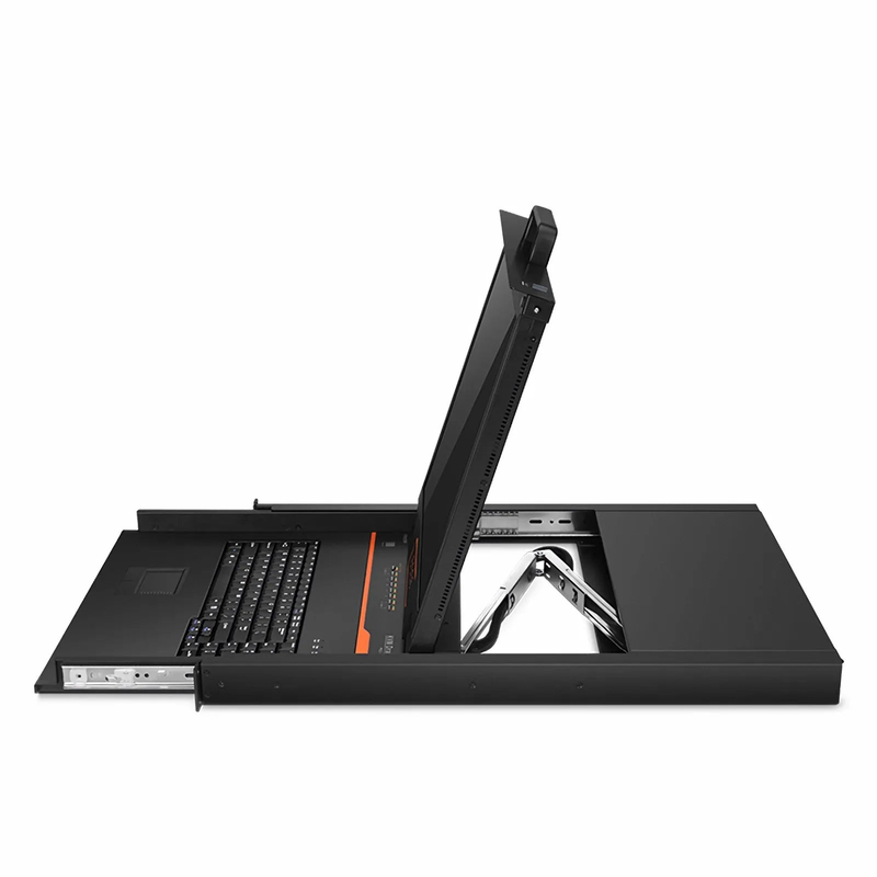 8-Port Cat5 1U Rack-Mount KVM Over IP Switch with 19" LED, 8 x RJ45 to VGA Interface Modules Included