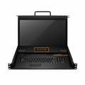 8-Port Cat5 1U Rack-Mount KVM Over IP Switch with 17" Full HD LCD, 8 x RJ45 to VGA Interface Modules Included