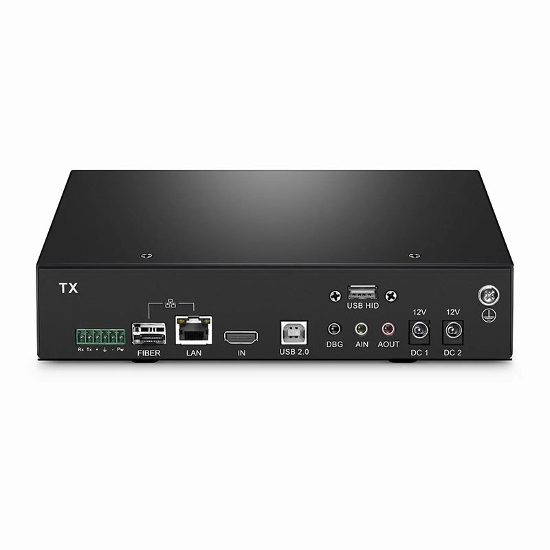 4K HDMI USB HID IP KVM Matrix Transmitter Set with Audio and EDID over Fiber Optic Cable for 20km and Cat5e/6/6a/7 for 120m, 3840x2160@60Hz