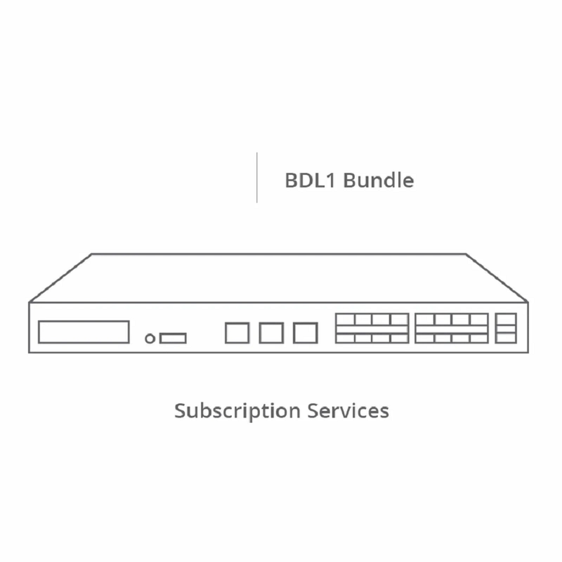 BDL1 Bundle for NSG-3230 Subscription Services, Including IPS Service, Anti-Virus, QoS, and URL Filtering, 1 Year