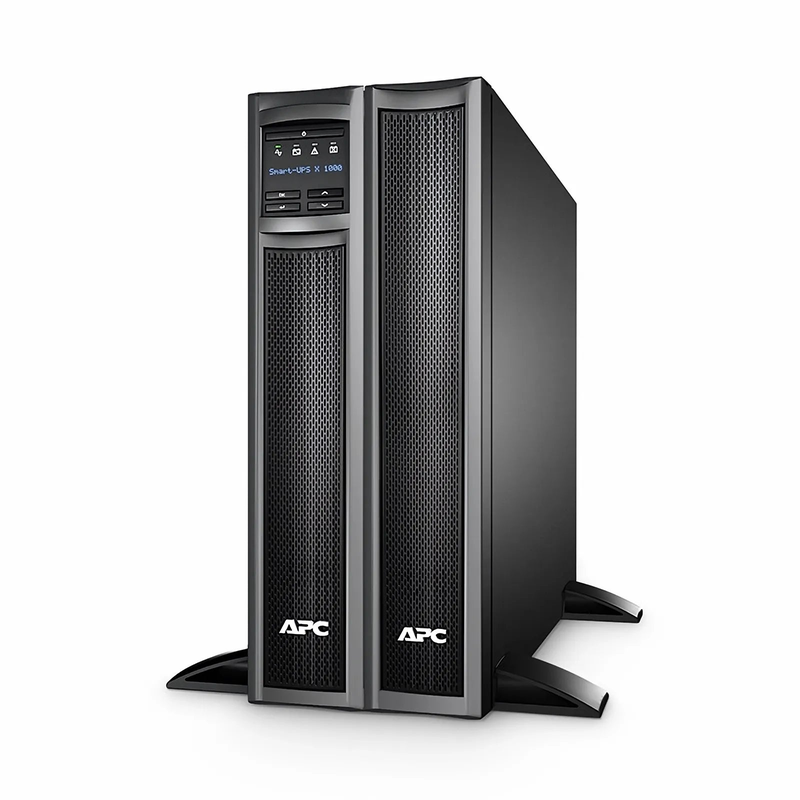 APC® Smart-UPS X 1000VA Rack/tower Convertible UPS, 8x 5-15R NEMA Outlets, SmartConnect port and 1 Backup Battery Included