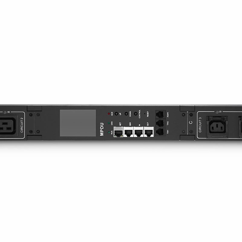 21.06kW 3-Phase 32A/380V Switched Rack PDU, 21 x C13 & 3 x C19 Outlets, IEC309 32A 3P+N+E Plug, 10ft Cord, 0U Vertical