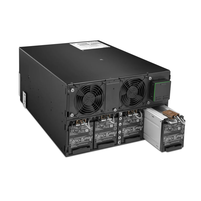 APC Smart-UPS On-line, 8kVA/8kW, 208V, 4 x L6-20R & 2 x L6-30R NEMA Outlets, Network Card & SmartSlot, 4 Replaceable Battery Modules Included, Rack 6U/Tower Convertible