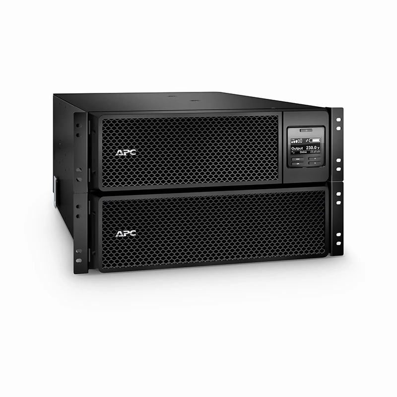APC® Smart-UPS On-Line 10000VA/10000W Rackmount 6U UPS, 4x L6-20R+2x L6-30R NEMA Outlets, Network Card+SmartSlot and 1 Backup Battery Included