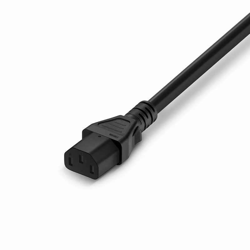 3ft (0.9m) IEC60320 C20 to IEC60320 C13 14AWG 250V/10A Power Cord, Black