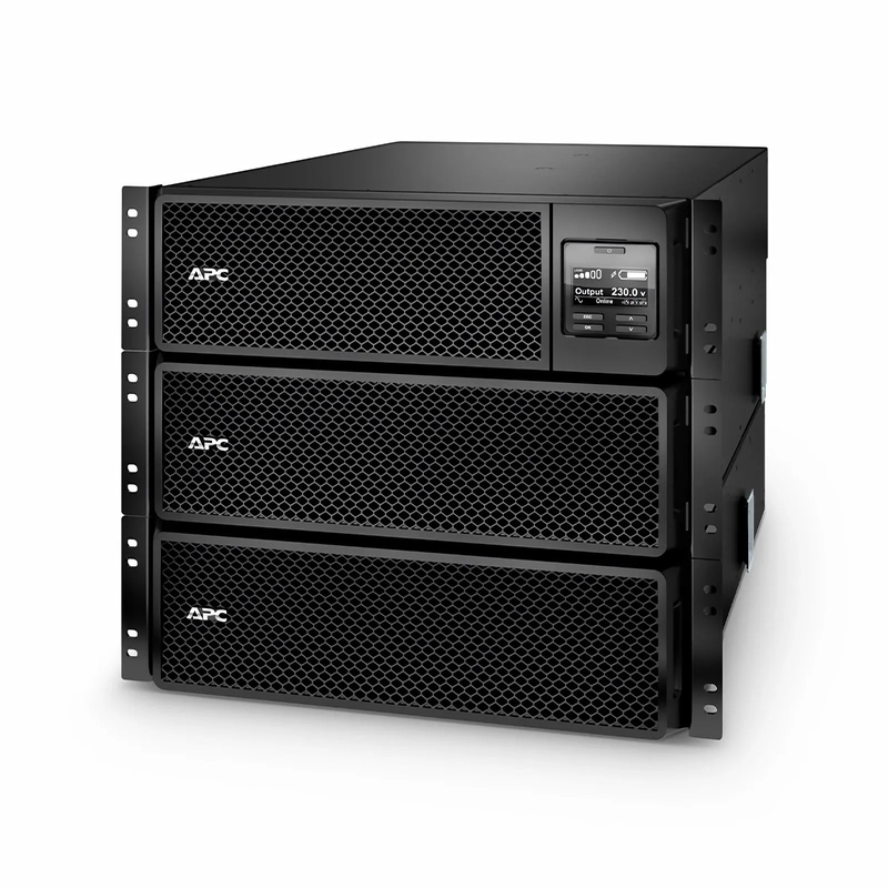 APC® Smart-UPS On-Line 10000VA/10000W Rackmount 6U UPS, 4x L6-20R+2x L6-30R NEMA Outlets, Network Card+SmartSlot and 1 Backup Battery Included