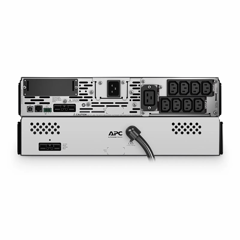 APC® Smart-UPS X 2200VA Rack/tower Convertible UPS, 8x C13+1x C19 IEC Outlets, Network card and 1 Backup Battery Included
