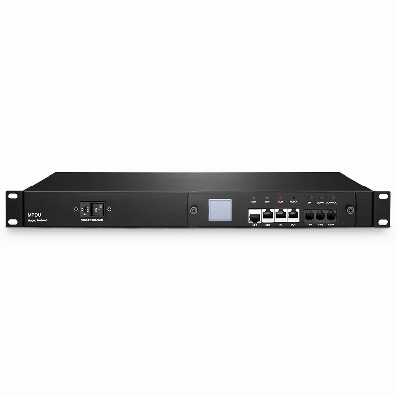 1.20kW Single-Phase 10A/120V Monitored Rack PDU, 8 x C13 Outlets, IEC320 C14 Plug, 6.6ft Cord, 1U Rack-Mount