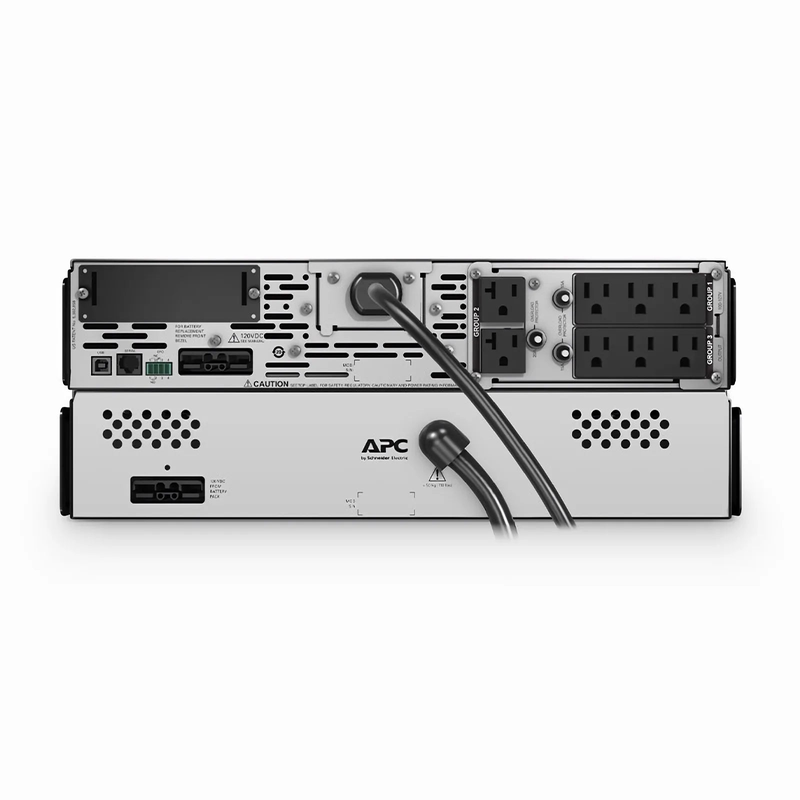 APC® Smart-UPS X 2200VA Rack/tower Convertible UPS, 6x 5-15R+2x 5-20R NEMA Outlets, SmartSlot and 1 Backup Battery Included