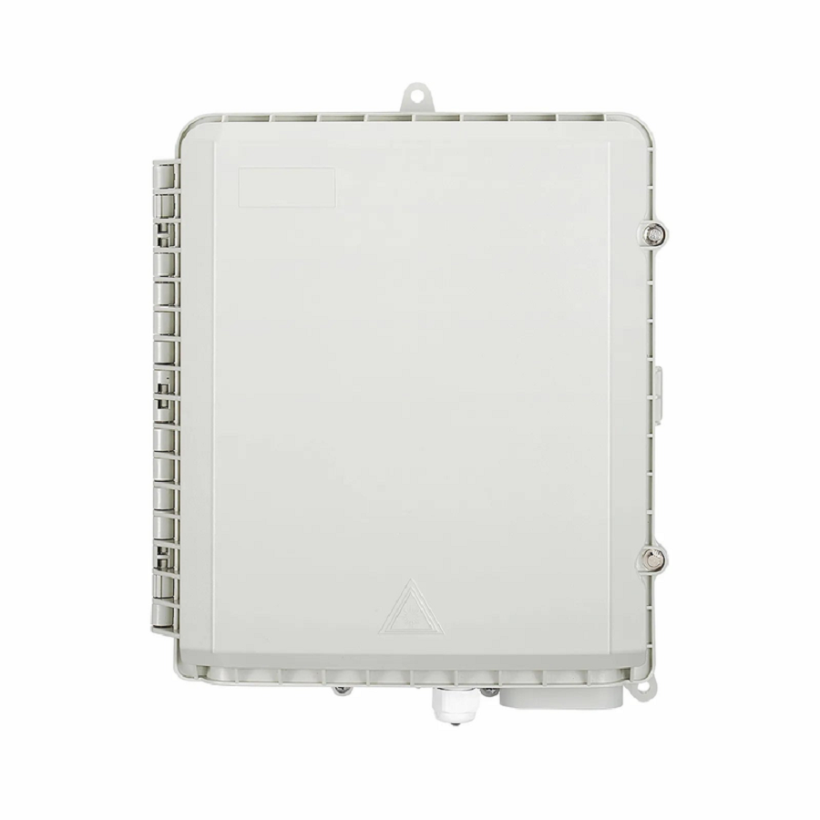 16 Fibers Optic Distribution Box, SC/A, Plastic, Wall/Pole Mount, Indoor and Outdoor