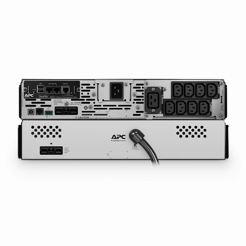 APC® Smart-UPS X 3000VA Rack/tower Convertible UPS, 8x C13+1x C19 IEC Outlets，Network Card and 1 Backup Battery Included