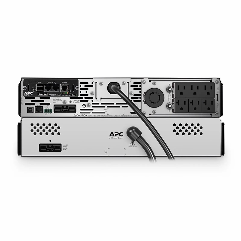 APC® Smart-UPS X 3000VA Rack/tower Convertible UPS, 3x 5-15R+3x 5-20R+1x L5-30R NEMA Outlets, NMC and 1 Backup Battery Included