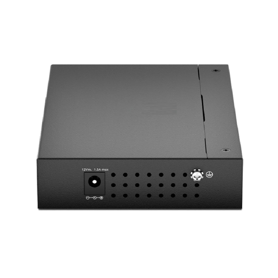 Managed 1x 100M/1G/2.5G/5G/10GBase-T RJ45 to 2x 10GBase-X SFP+ 10Gigabit Ethernet Media Converter, American Plug Standard