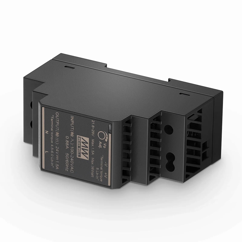 30W 24VDC Ultra Slim Step-Shaped DIN Rail Industrial Power Supply