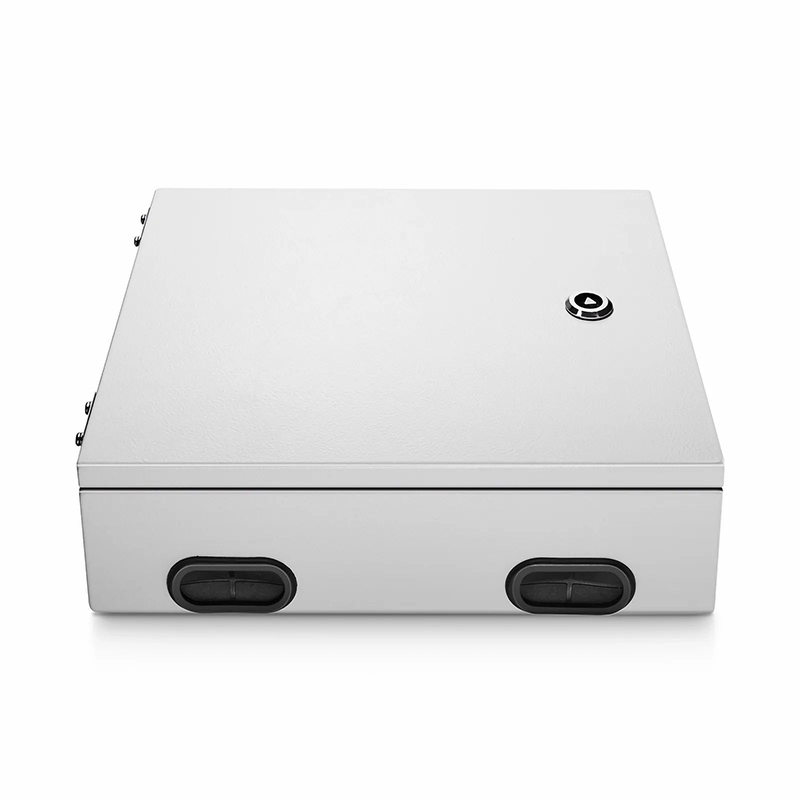 24 Fibers Optic Distribution Box, SC A/U and LC, Steel, Wall Mount, Indoor