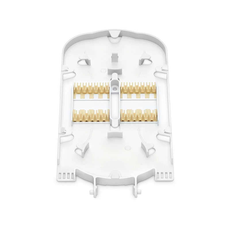 24 Fibers Fusion Splice Tray for Heat-Shrink Fusion Splices, 0.39" x 4.33" x 9.21", Suitable for FS-S007R-1O4R-6-24F, FS-S007R-1O4R-10-24F, FS-S007-1O6R-12-24F