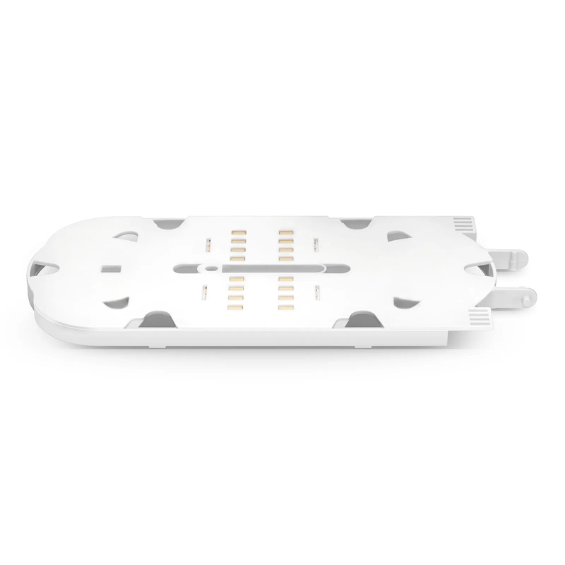 24 Fibers Fusion Splice Tray for Heat-Shrink Fusion Splices, 0.39" x 4.33" x 9.21", Suitable for FS-S007R-1O4R-6-24F, FS-S007R-1O4R-10-24F, FS-S007-1O6R-12-24F