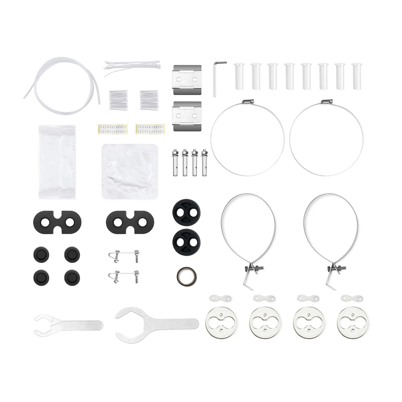 240 Fibers 1In-4Out Dome Fiber Optic Splice Closure, Mechanical Seal, with 1 Pre-installed Fusion Splice Tray