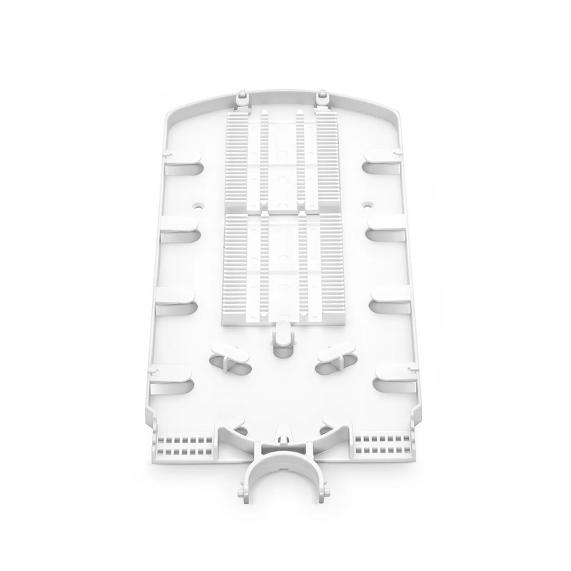 48 Fibers Fusion Splice Tray for Heat-Shrink Fusion Splices, 0.47" x 5.51" x 12.87", Suitable for FS-S074-1O6R-6-48F