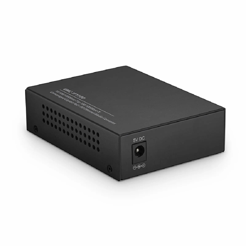 Unmanaged 1x 10/100/1000Base-T RJ45 to 1x 100/1000Base-X SFP Gigabit Ethernet PoE+ PD Media Converter
