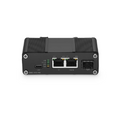 Unmanaged 2 x 10/100/1000Base-T RJ45 to 1 x 100/1000Base-X SFP Gigabit Ethernet PoE+ PD with USB DC Output Media Converter