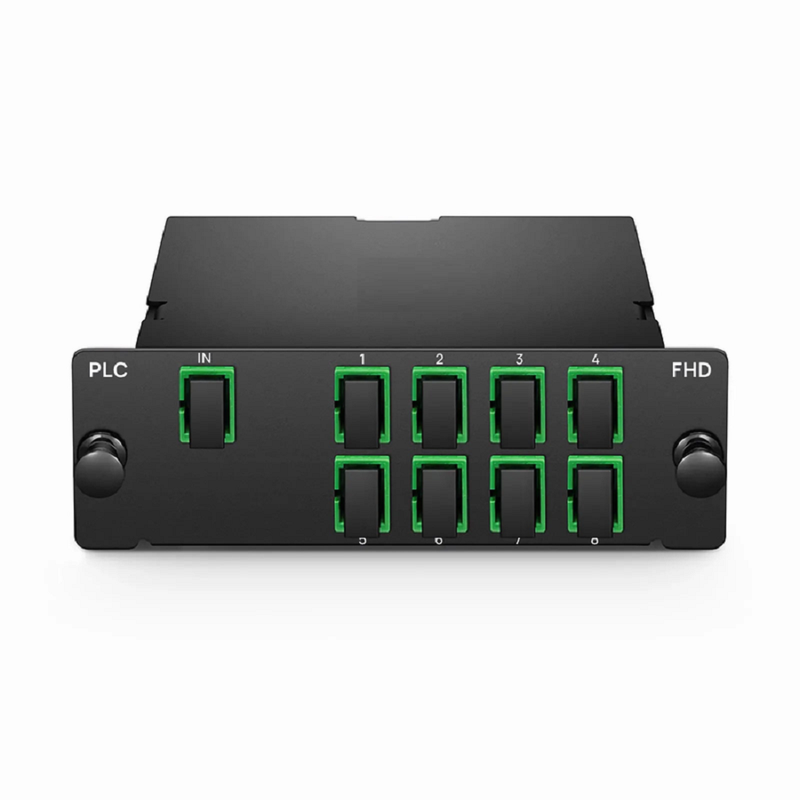 Customized 1xN PLC Splitter, Standard FHDâ„¢ Cassette, LC/SC, Singlemode