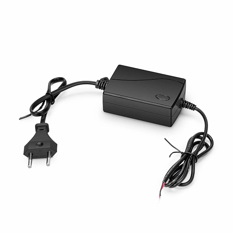 Mini Industrial 1x 10/100/1000Base-T RJ45 to 1x 1000Base-X Multimode SC 850nm 550m Gigabit Ethernet Media Converter, European Plug Standard