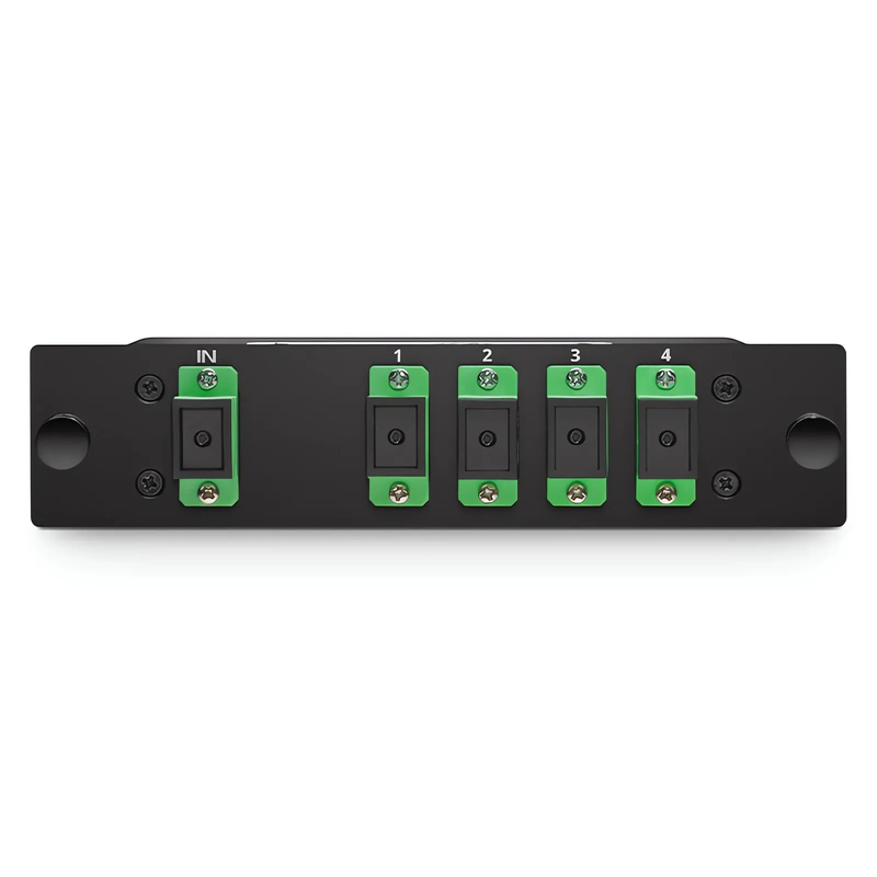 1 x 4 PLC Fiber Splitter, Standard LGX Cassette, SC/APC, Singlemode