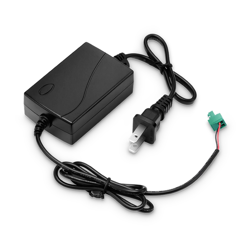 Mini Industrial 1x 10/100/1000Base-T RJ45 to 1x 1000Base-X Multimode ST 850nm 550m Gigabit Ethernet Media Converter, American Plug Standard