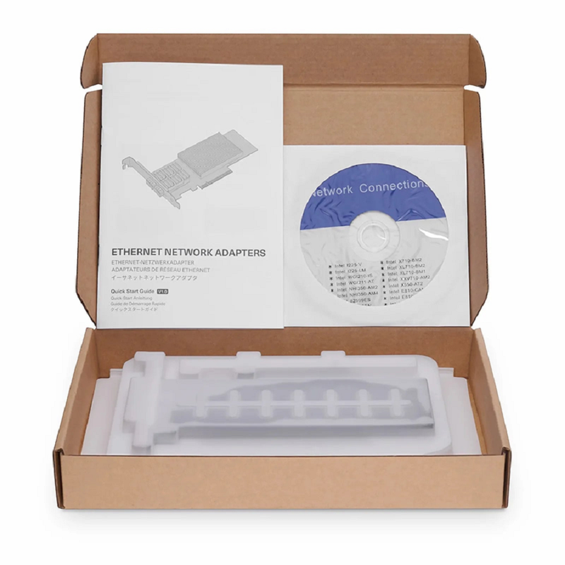 Intel E810-CAM2 Based Ethernet Network Interface Card, 100G Dual-Port QSFP28, PCIe 4.0 x 16, Comparable to Intel E810-CQDA2, Full Height&Low Profile