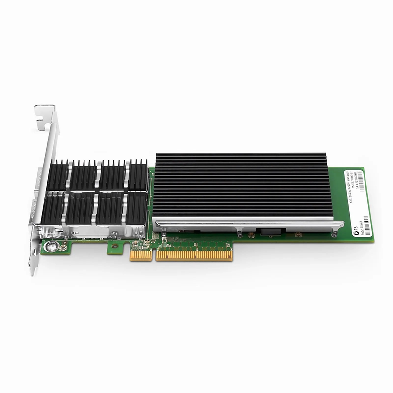 Intel XL710-BM2 Based Ethernet Network Interface Card, 40G Dual-Port QSFP+, PCIe 3.0 x 8, Comparable to Intel XL710-QDA2, Full Height&Low Profile