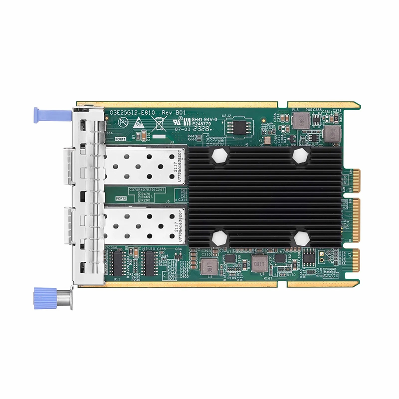 Intel E810-XXVAM2 Based Ethernet Network Interface Card, 25G Dual-Port SFP28, OCP 3.0, PCIe 4.0 x 8 , Comparable to Intel E810-XXVDA2 OCP 3.0, Thumbscrew (Pull-tab) Bracket