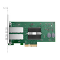 Intel I350-AM2 Based Ethernet Network Interface Card, 1G Dual-Port SFP, PCIe 2.0 x4, Comparable to Intel I350-F2, Tall&Short Bracket