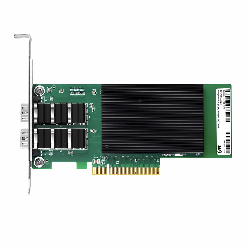 Intel X710-BM2 Based Ethernet Network Interface Card, 10G Dual-Port SFP+, PCIe 3.0 x 8, Comparable to Intel X710-DA2, Full Height&Low Profile