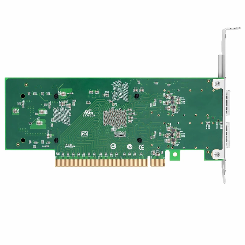 Intel E810-CAM2 Based Ethernet Network Interface Card, 100G Dual-Port QSFP28, PCIe 4.0 x 16, Comparable to Intel E810-CQDA2, Full Height&Low Profile